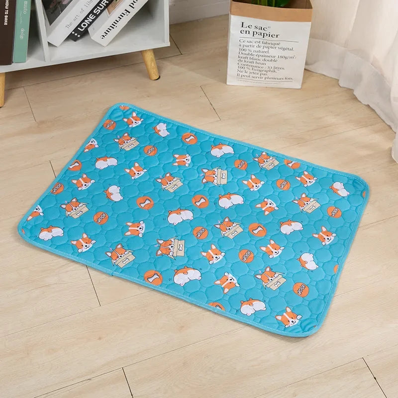 🐾 Waschbare & Wiederverwendbare Hundeurin‑Matte – Anti‑Rutsch Pet Pee Pad für Welpentraining, Haustierbett & Autositz (verschiedene Größen, Farben & Muster)