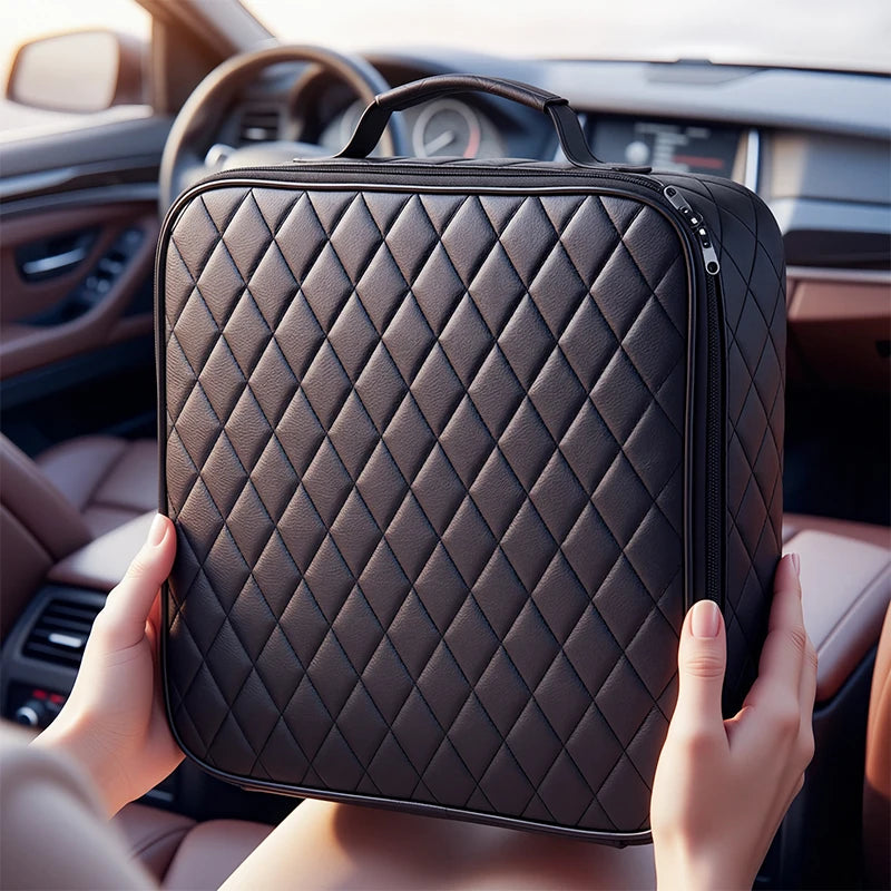 Car Trunk Organizer – Wasserdichte & Stoßfeste EV‑Ladekabel‑Tasche | Rund oder Eckig | Tragbare Kofferraum‑Aufbewahrungstasche für Autozubehör