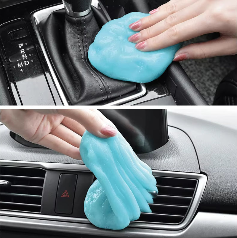 Auto Innenraum Reinigungs‑Gel 70/160 g – Wiederverwendbarer Reinigungsschleim für Lüftung, Cockpit & Elektronik