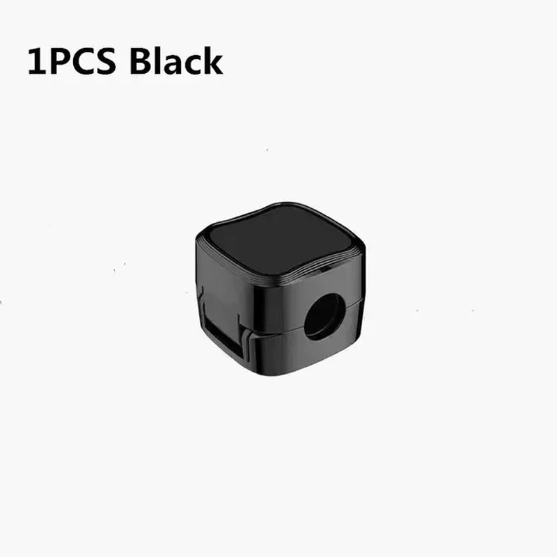 Magnetic Cable Clips – Schwarz, Weiss oder Mix | Verstellbare Magnet‑Kabelhalter | Unter‑Tisch Kabelmanagement | Smooth Adjustable Cord Holder