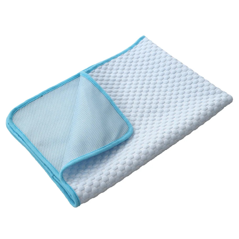 Ice Silk Pet Cooling Mat – Atmungsaktive Sommer‑Kühlmatte für Hunde & Katzen