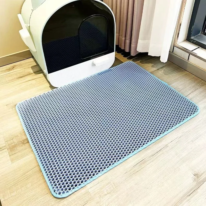 Katzenstreu‑Fangmatte 45×60 cm – Wasserdicht, rutschfest & doppellagig (verschiedene Farben)
