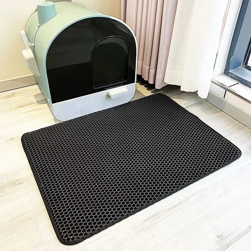 Katzenstreu‑Fangmatte 45×60 cm – Wasserdicht, rutschfest & doppellagig (verschiedene Farben)