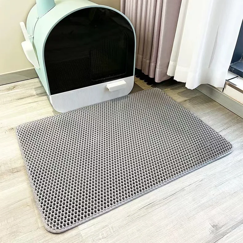 Katzenstreu‑Fangmatte 45×60 cm – Wasserdicht, rutschfest & doppellagig (verschiedene Farben)