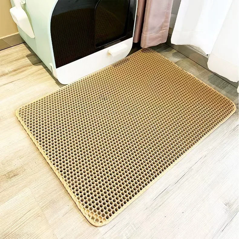 Katzenstreu‑Fangmatte 45×60 cm – Wasserdicht, rutschfest & doppellagig (verschiedene Farben)