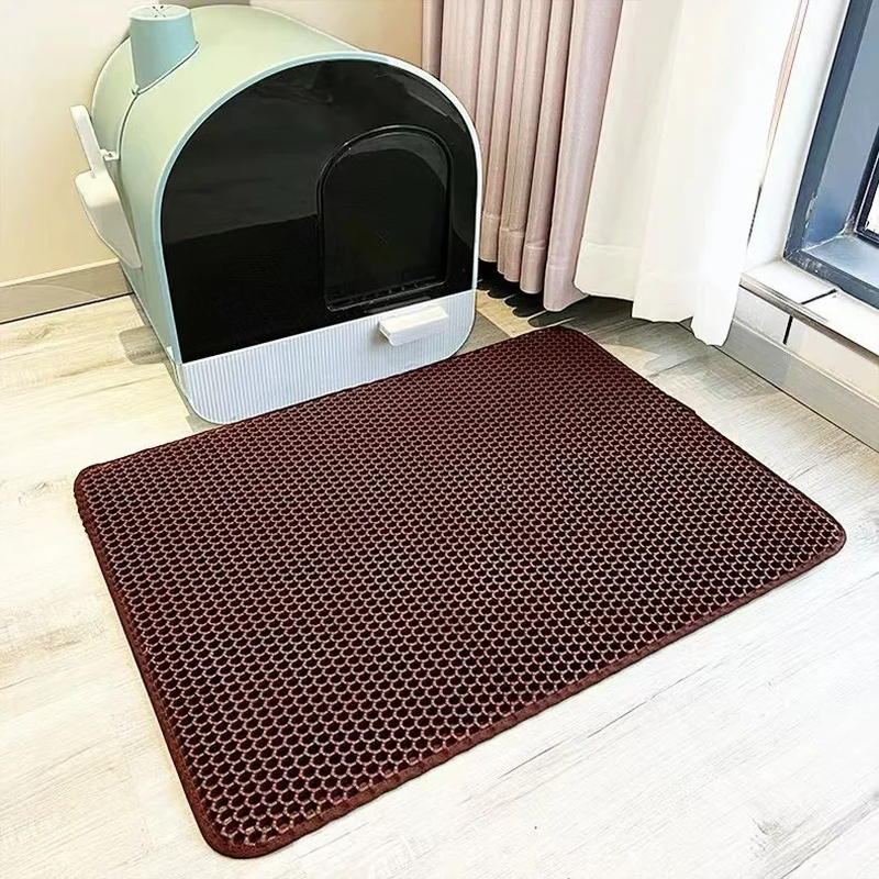 Katzenstreu‑Fangmatte 45×60 cm – Wasserdicht, rutschfest & doppellagig (verschiedene Farben)