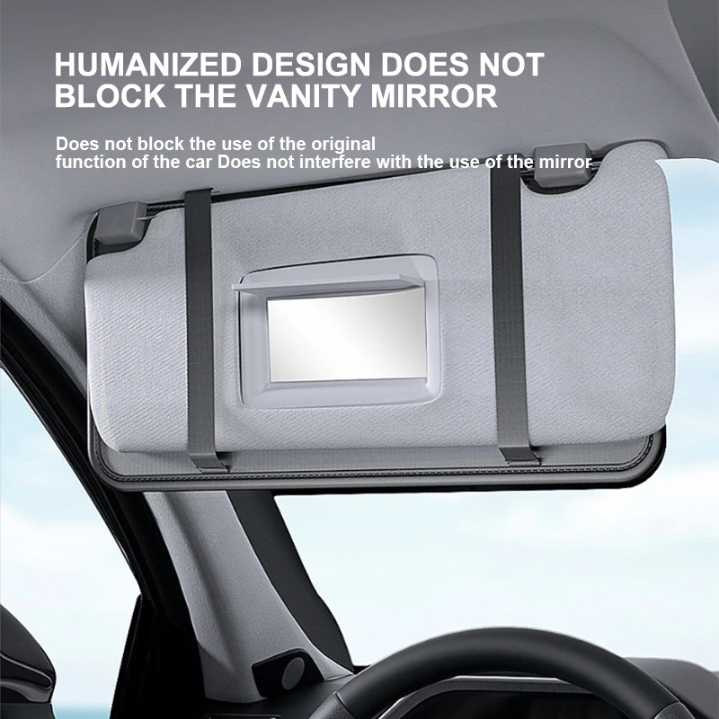 SEAMETAL® Luxury Car Sun Visor Organizer – Premium PU‑Leder Sonnenblenden‑Organizer mit Multi‑Pocket Aufbewahrung & Brillenbox (32×16 cm)