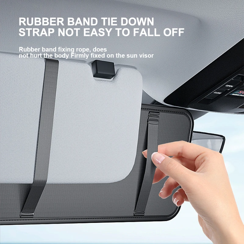 SEAMETAL® Luxury Car Sun Visor Organizer – Premium PU‑Leder Sonnenblenden‑Organizer mit Multi‑Pocket Aufbewahrung & Brillenbox (32×16 cm)