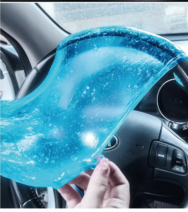 Auto Innenraum Reinigungs‑Gel 70/160 g – Wiederverwendbarer Reinigungsschleim für Lüftung, Cockpit & Elektronik