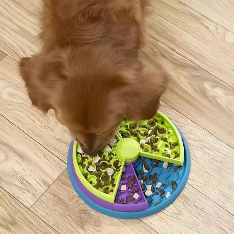 Interaktiver Puzzle Slow Feeder – Anti‑Schling & Anti‑Stress Futterspielzeug für Hunde (abnehmbare Schichten)