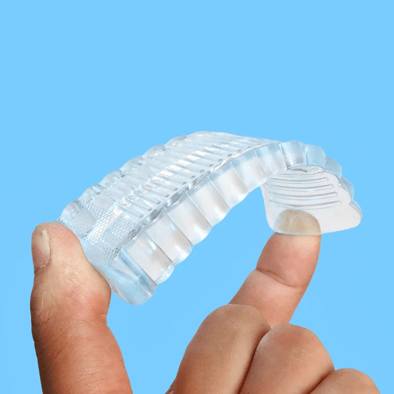 2er Set Transparente Gummi‑Türstopper – Rutschfest & Keilförmig – Verschiedene Größen wählbar