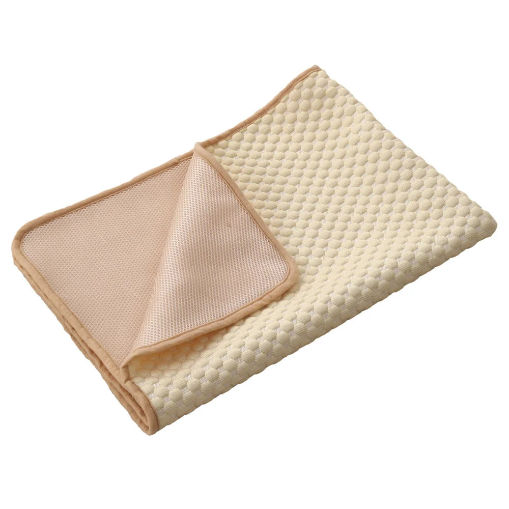 Ice Silk Pet Cooling Mat – Atmungsaktive Sommer‑Kühlmatte für Hunde & Katzen