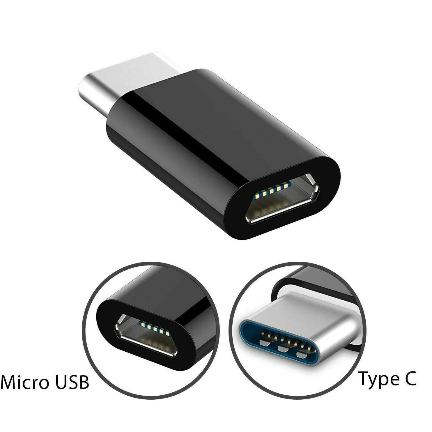 8‑in‑1 Adapter‑Set – USB auf USB‑C, Micro‑USB auf USB‑C & USB‑C auf Micro‑USB | Universelle Lade‑ & Datenadapter