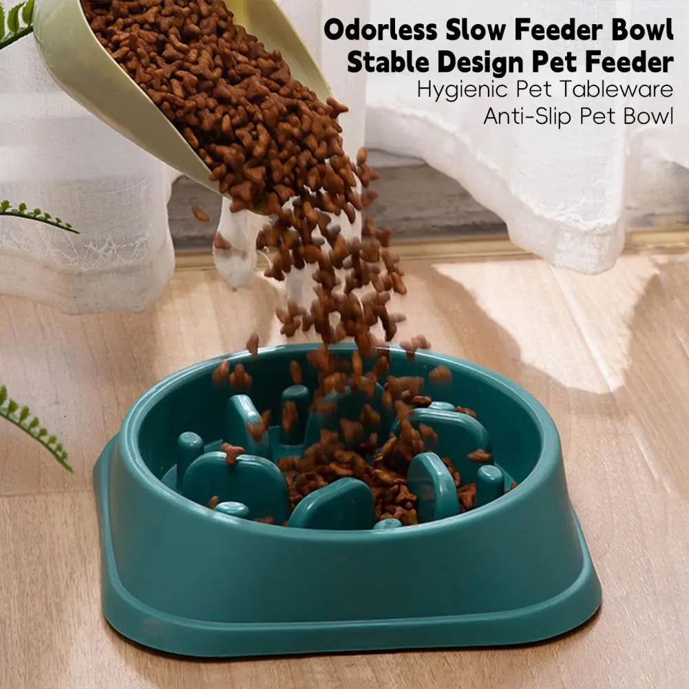Anti‑Schling Napf – Rutschfester Slow Feeder Bowl für Hunde | Puzzle‑Maze Futterstation (verschiedene Farben)